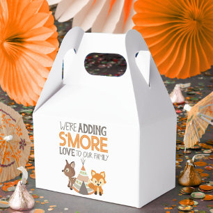 Smore Love Woodland Camper Baby Shower Favour Boxe Box
