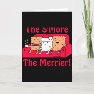 Smore Merrier Cute Kids Cartoon Christmas Card