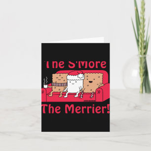 Smore Merrier Cute Kids Cartoon Christmas T Shirt Card