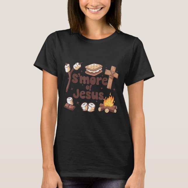 Smore Of Jesus Christian Camper Camng Lover  T-Shirt (Front)