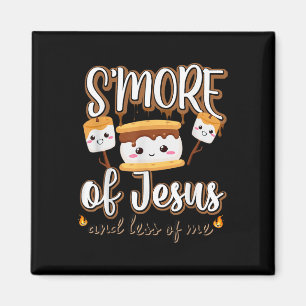 Smore Of Jesus Less Of Me Christian Camper Camping Magnet