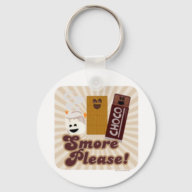 Smore Please! Key Ring (Front)