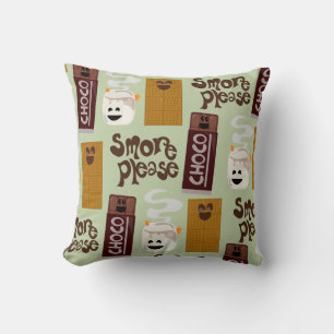 Smore Please Smore Ingredients Pattern Cushion