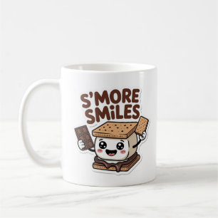 S'more Smiles Cute Kawaii Camping Coffee Mug