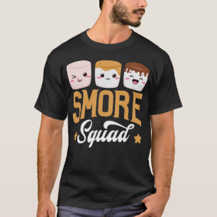 Smore Squad Camping Campfire Chocolate Marshmallow T-Shirt