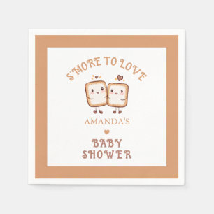 S'more to love Adventure Baby Shower  Napkin