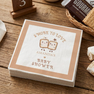 S'more to love Adventure Baby Shower Napkin