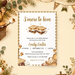 S'more to Love Fall Baby Shower Invitation