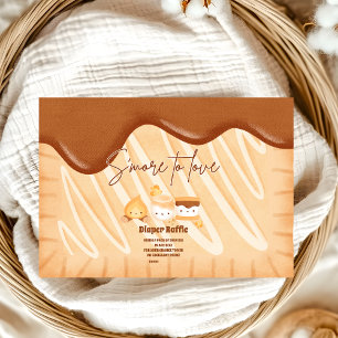 S'more to Love Kawaii Diapper Raffle Enclosure Card