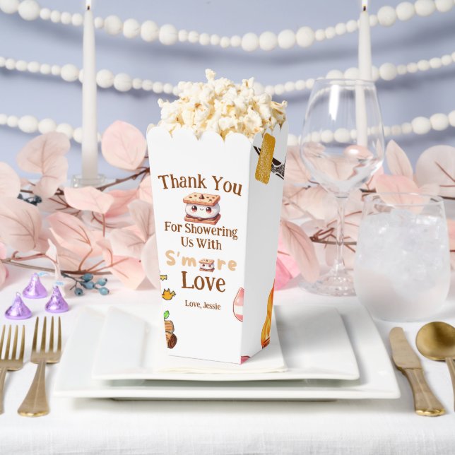Smores Baby Shower Thank You Favour bag Smore Favour Box (Wedding)