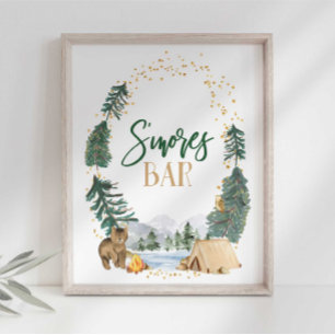 S'more's Bar Party Sign