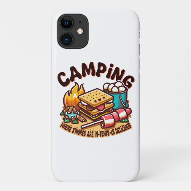 smores camp Case-Mate iPhone case (Back)