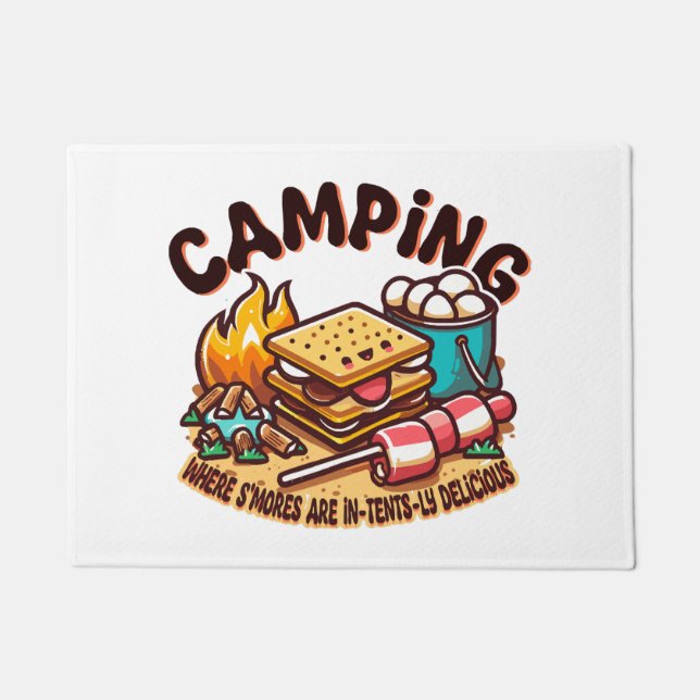 smores camp doormat (Front)