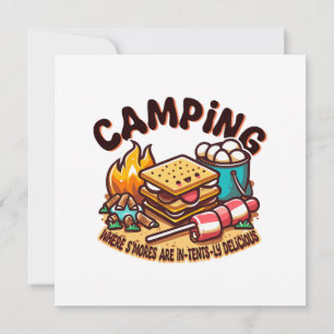 smores camp invitation