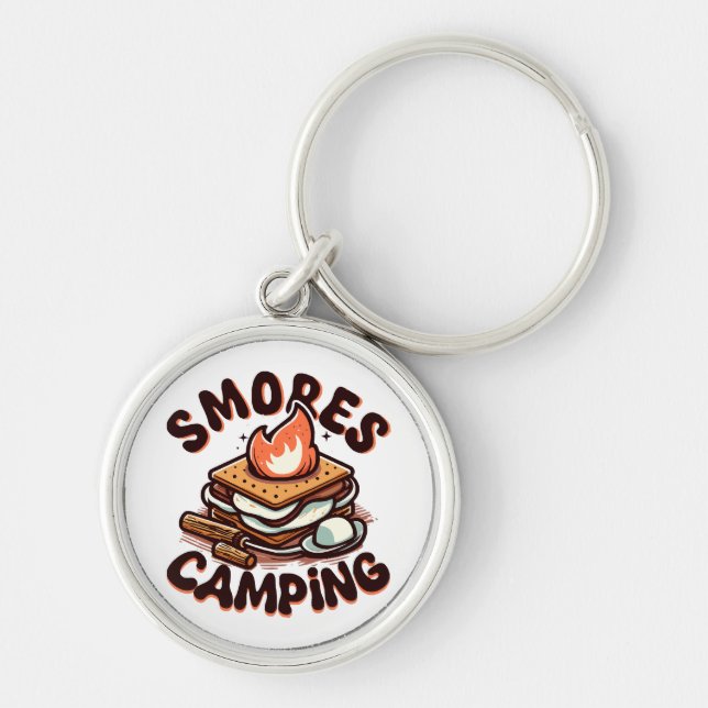 smores camp key ring (Front)