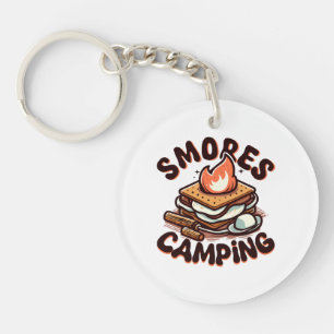 smores camp key ring