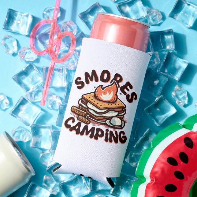 smores camp seltzer can cooler (In Situ Summer)
