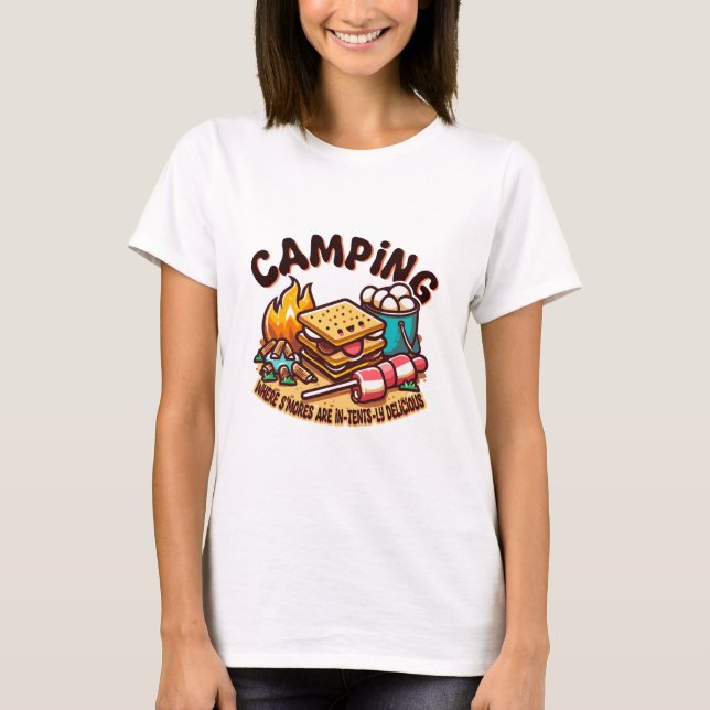 smores camp T-Shirt (Front)