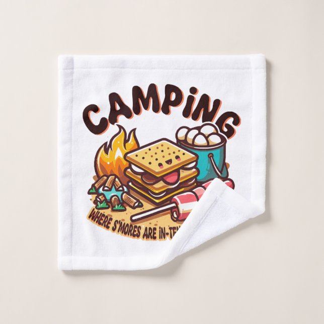 smores camp wash cloth (Wash Cloth)
