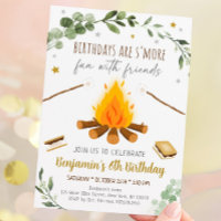 S'mores Camping Campfire Bonfire Birthday