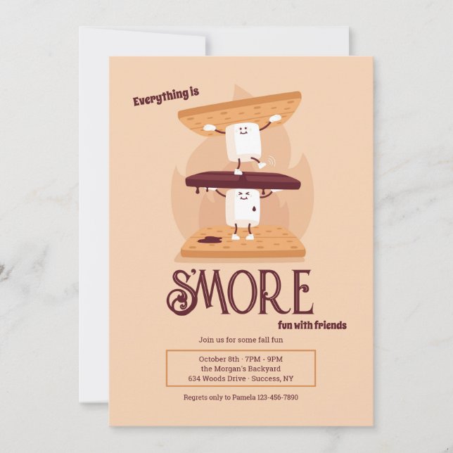 Smores Invitation (Front)