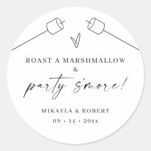 S'mores Kit Favour Labels Wedding Party Gift