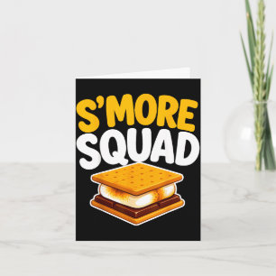 S'mores lover campfire marshmallow card