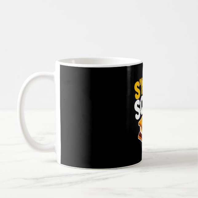 S'mores lover campfire marshmallow  coffee mug (Left)