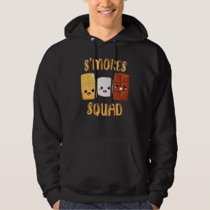 S'mores Marshmallows  Smores Squad Camping Campfir Hoodie