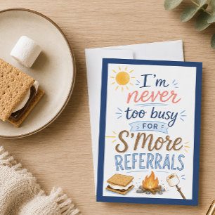 SMores Referral Business Marketing Card