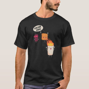 Smores S'mores Marshmallow Camping Roasting Bonfir T-Shirt