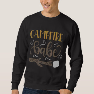 Smores S'mores Marshmallow Camping Roasting Campfi Sweatshirt