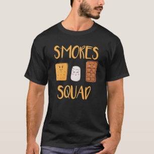 S'mores Squad Marshmallow Camping Campfire Smores T-Shirt