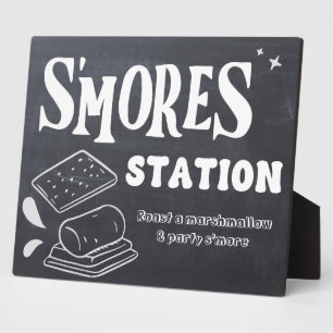 S'mores Station Sign Plaque