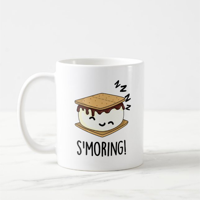 Smoring Funny Smore Puns Coffee Mug (Left)
