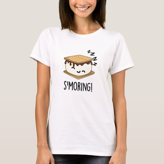 Smoring Funny Smore Puns T-Shirt (Front)