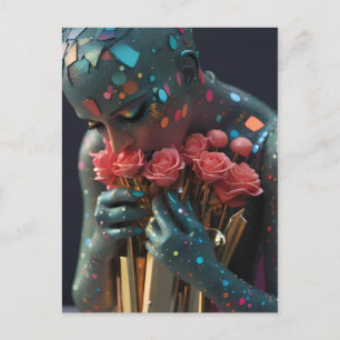 Smothering, Smattering Love Goddess - Ken Gauge Ar Postcard