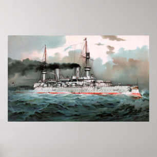 SMS Kaiser Wilhelm II 52.5"x32" Poster