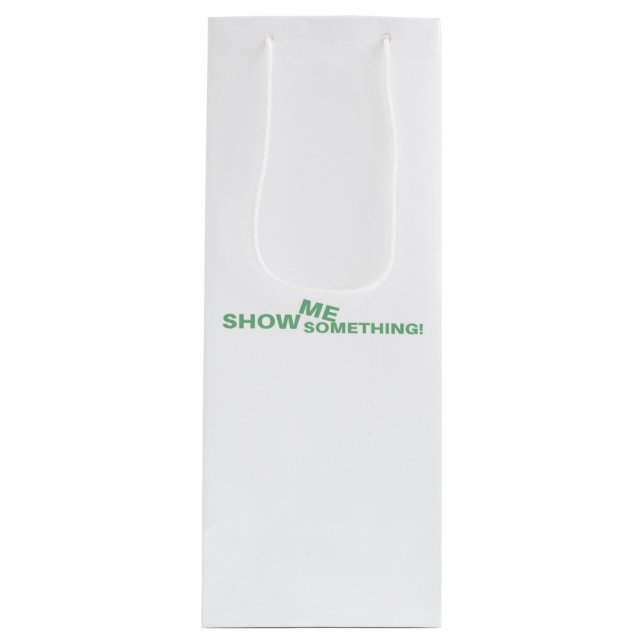 SMS OG CHAMPAGNE TOTE WINE GIFT BAG (Front)