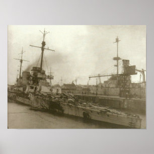 SMS Seydlitz After Jutland Poster