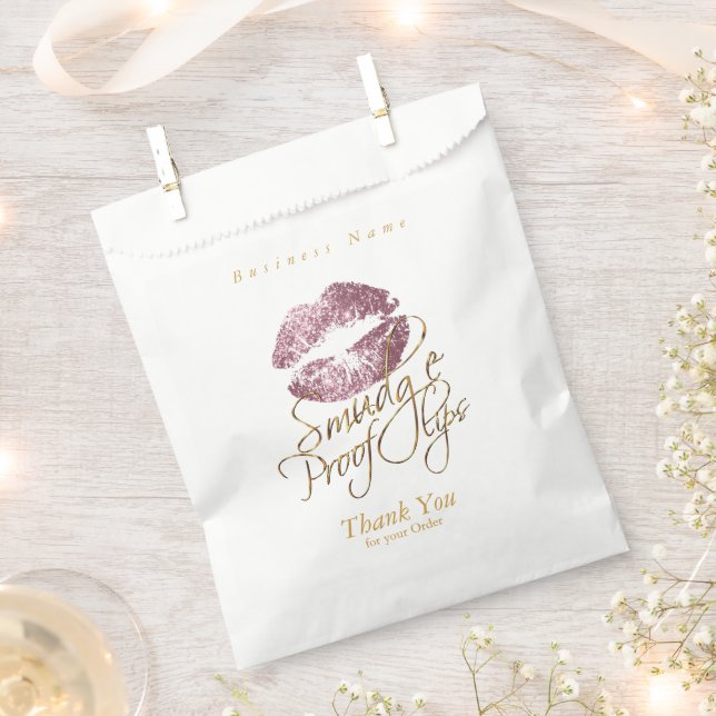 Smudge Proof Lips - Pink Rose Favour Bag (Clipped)