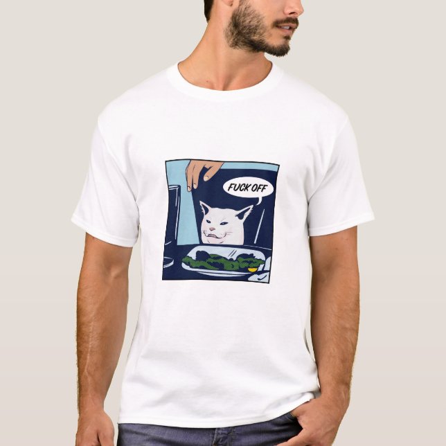 Smudge the cat meme funny t-shirt (Front)