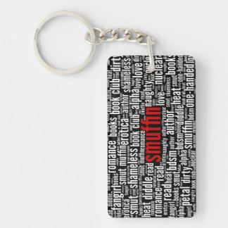 Smuffin Shameless Word Cloud All-Over Print (D) Key Ring
