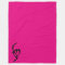 Smuffin Smut Mark Fleece Blanket HOT Pink LARGE