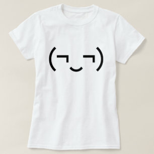 Smug Emoticon (¬‿¬) Japanese Kaomoji T-Shirt