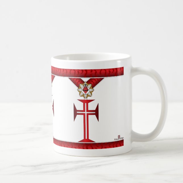 Smug with the badge of the Order of Christ Coffee Mug (Right)