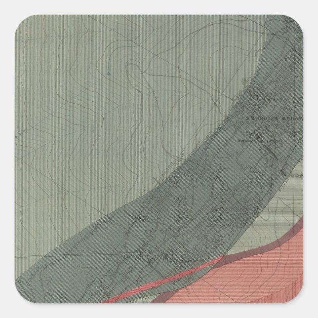 Smuggler Mountain 1 Square Sticker (Front)
