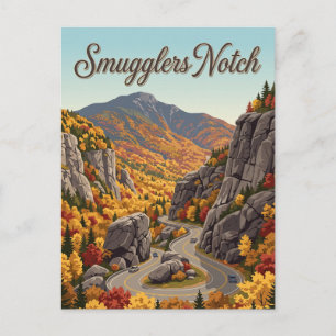 Smugglers Notch Vermont Postcard