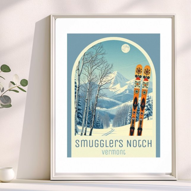 Smugglers Notch Vermont ski resort  Poster (Creator Uploaded)