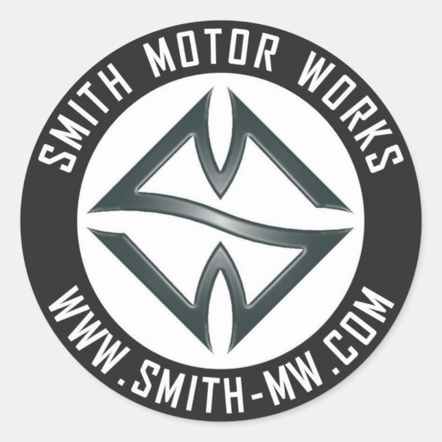 SMW Round Decal Classic Round Sticker (Front)
